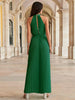 Elen | Plisseret jumpsuit med halterneck