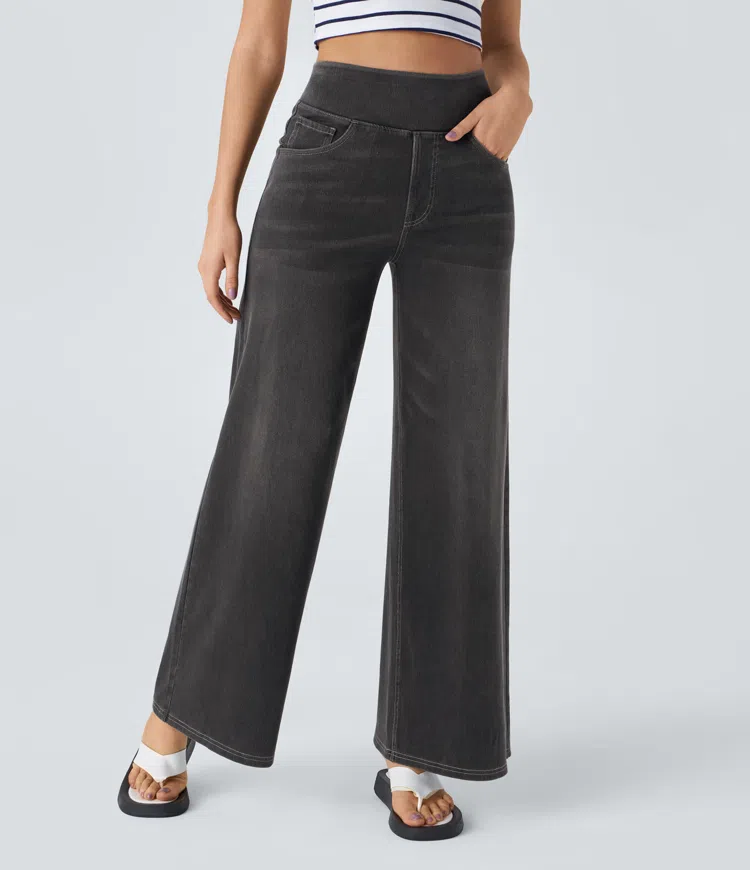 Mel™ | High-Waist Comfort Jeans | UDSALG! - Norado