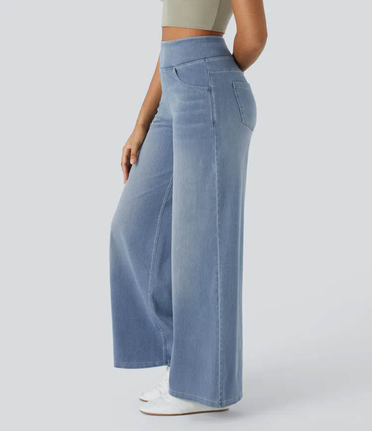 Mel™ | High-Waist Comfort Jeans | UDSALG! - Norado