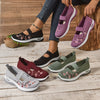 Saty | Blomsterbroderede mesh slip-on sko