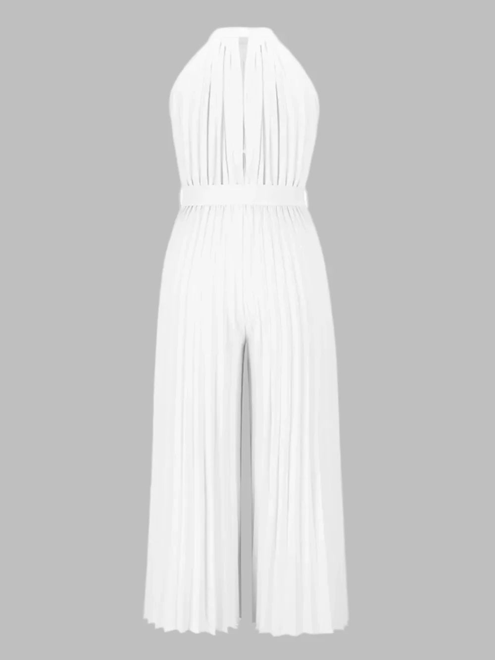 Elen | Plisseret jumpsuit med halterneck