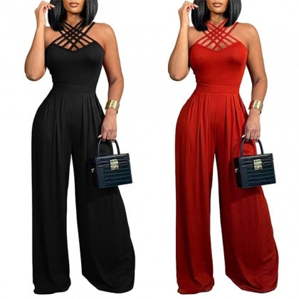 Jessica™ | Sexet neckholder-onesie med høj talje