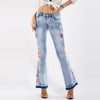Daisy | Stilfulde Vintage-Jeans med florale detaljer