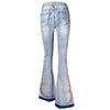 Daisy | Stilfulde Vintage-Jeans med florale detaljer