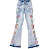 Daisy | Stilfulde Vintage-Jeans med florale detaljer