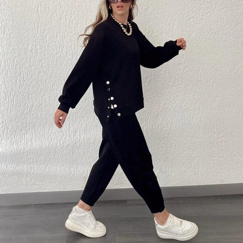 Isa | Elegant sæt med top og bukser - Norado