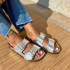 Polla | Wildlæder Sandaler med Dobbelt Rem