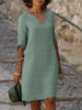 Rosetta | Stilfuld kjole med elegant V-hals