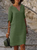 Rosetta | Stilfuld kjole med elegant V-hals