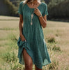Solen | Stilfuld Kjole med Boho-Flair