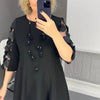 Agnes | Elegant Plus-Size kjole med prikmønster