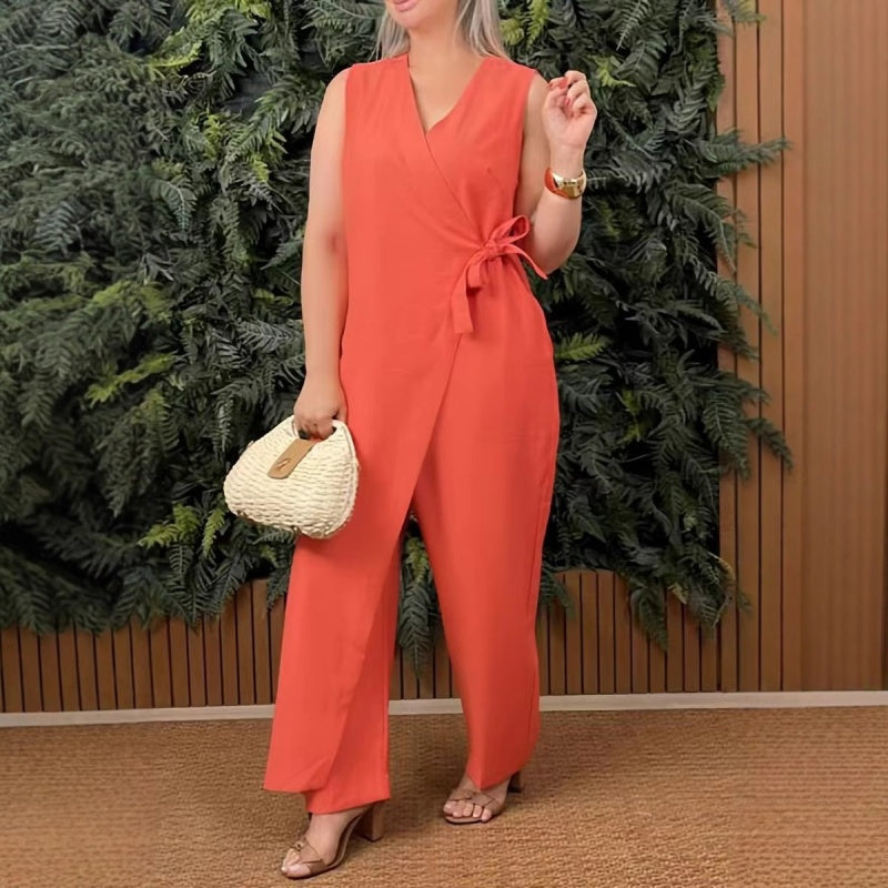 Lylah™ | Farverig, afslappet jumpsuit til damer