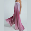 Glenda | Ombre strapless plisse-kjole