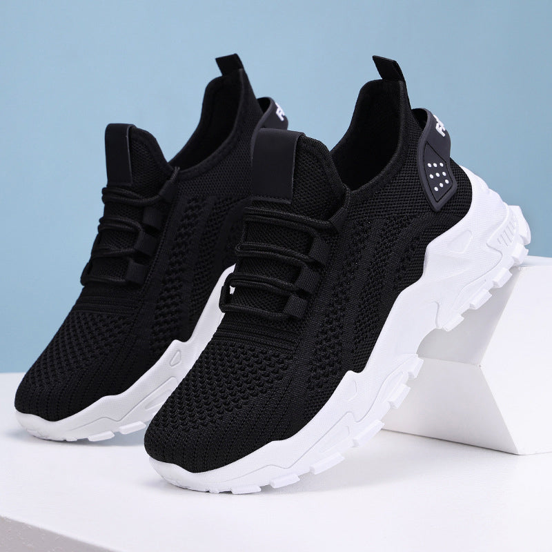 Xarien | Sneakers i mesh med formstøbte hvide såler