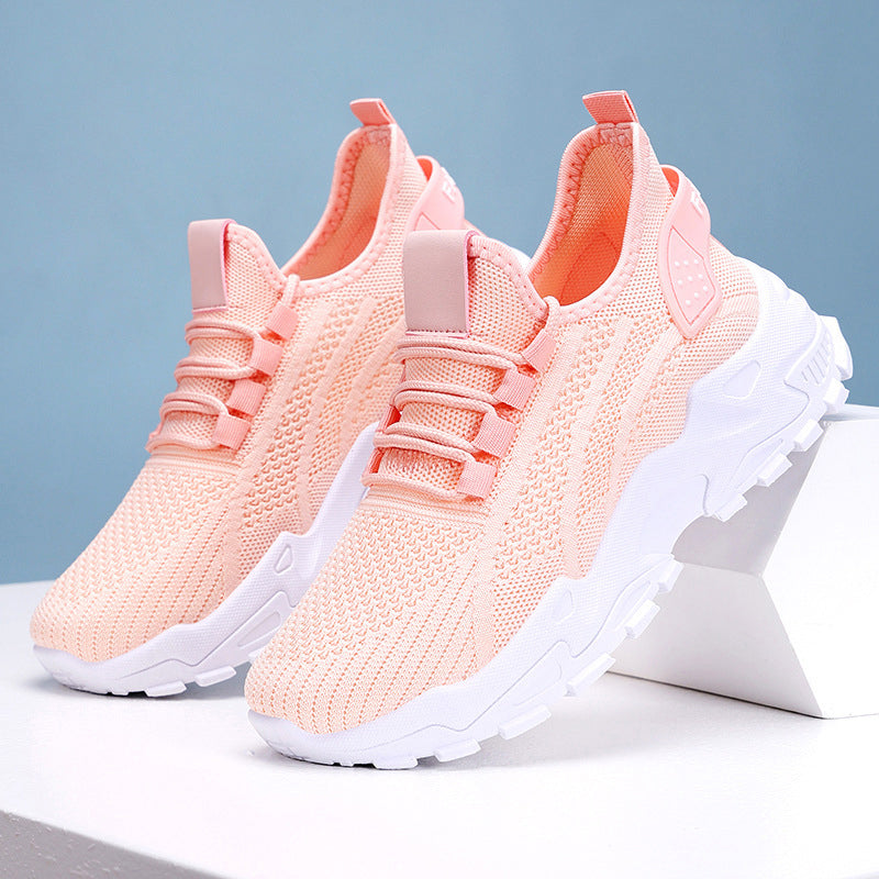Xarien | Sneakers i mesh med formstøbte hvide såler